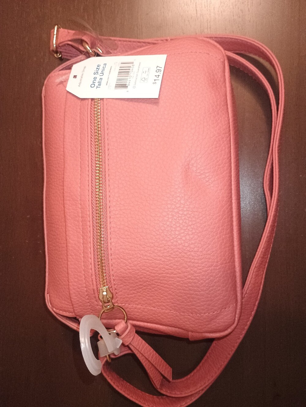 Time & Tru Women's Coral Crossbody Bag - Unbranded